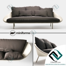 3-x местный диван Sofa Miniforms LEM