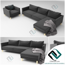 Диван Sofa KARLSTAD ikea