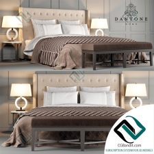 Кровать Bed Dantone Home Bed Jarrow Buttons