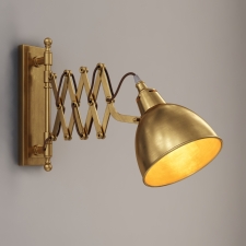 GRAMERCY HOME - INDUSTRIAL SCISSOR SCONCE SN012-1-BRS