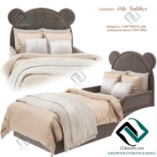 Детская кровать Children's bed EFI Kid Concept Mr. Teddy