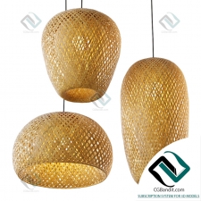 Подвесной светильник Hanging bamboo lamp
