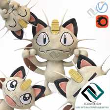 Игрушки Toys Meowth pokemon