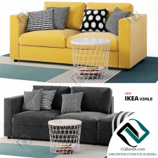 Диван Sofa Vimle Ikea 02