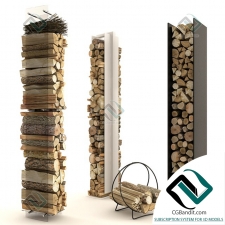 Камин Fireplace Firewood set