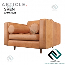 Кресло Armchair sven charme tan