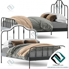 Кровать Bed Ikea Sagstua