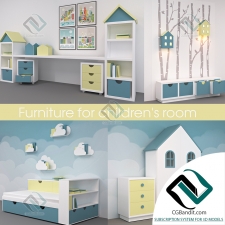 Детская мебель Children's furniture Set Decor 02
