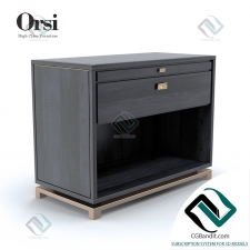 Тумбы Curbstone Orsi Bronze bedside table XI