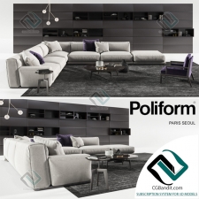Диван Sofa Set from Poliform Paris