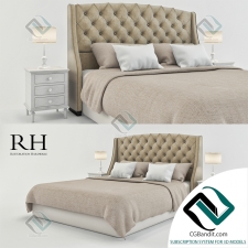 Кровать Bed Restoration Hardware 03