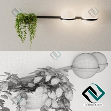 Lighting PALMA Vibia подвесной светильник с растением