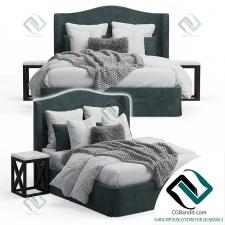 Кровать Bed Upholstered Paris