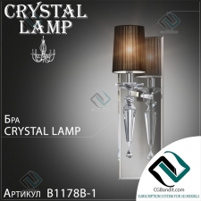Бра Sconce Crystal Lamp Falcetto B1178B-1