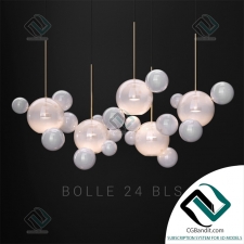 Подвесной светильник Hanging lamp Giopato & Coombes Bolle 24 Bubble 2 Frost gold