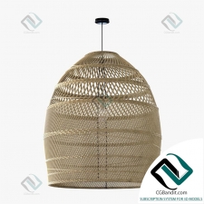 Подвесной светильник Hanging lamp Couleur Locale Shezad Seagrass Suspension