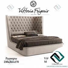 Кровать Bed Vittoria Frigerio Medici high