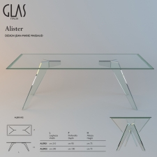 GlassItalia - Alister Glass table