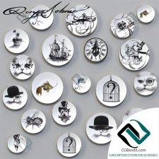 Декоративные тарелки Decor set Rory Dobner Perfect Plates