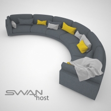 Радиусный диван SWAN Host