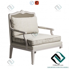 Кресло Armchair Baker Chantilly Lounge chair
