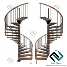 лестница винтовая spiral staircase 12
