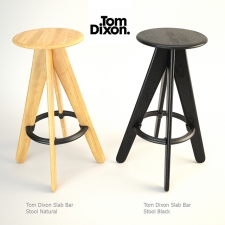 Tom Dixon Slab Bar Stool Natural