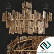 Подвесной светильник Chic Gold Chandelier