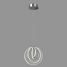 Подвесной светодиодный светильник Eurosvet 90170/5 хром Cycle