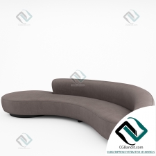 Диван Serpentine Sofa with Arm