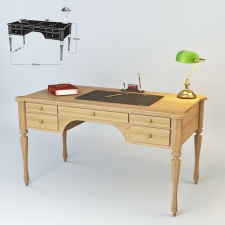 Cadore Table & bankers lamp