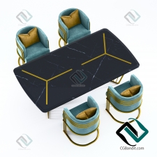 Table and Chair Set_006 стол стул