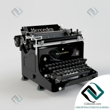 Техника Technic Typewriter Mercedes