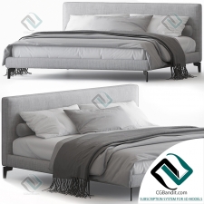 Кровать Bed STONE PLUS BY MERIDIANI
