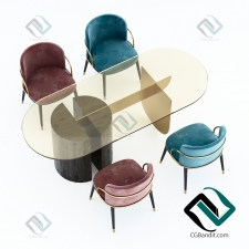 Table and Chair Set_002 стол стул