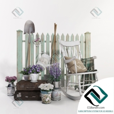 Декоративный Садовый набор прованс Provense garden set