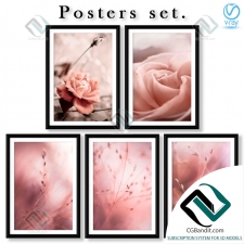 Багеты Baguettes Rose poster collection