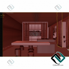 Dendê Duratex House 3D сцена интерьер