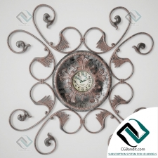 Часы Clock Decorative metal