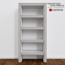 LUCAS 2-SIDED BOOKCASE by Mitchell Gold and Bob Williams