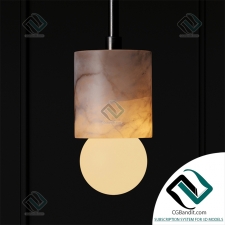 Подвесной светильник Hanging lamp Allied Maker Alabaster P01