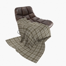 Кресло с одеялом
