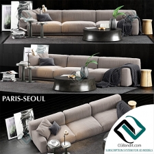 Диван Sofa Poliform Paris Seoul