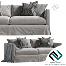 Диван Sofa Marina Slipcover Grey