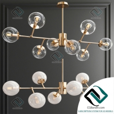 Подвесной светильник Modern Espalier Branching Globe Chandelier