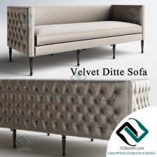 Диван Sofa Velvet Ditte