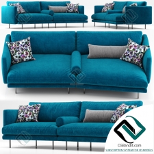 Диван Sofa Mies two seater Calligaris