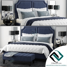 Кровать Bed Sanibel Queen Upholstered Panel