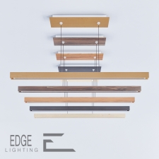 Glide Wood Linear Suspension by Edge Lighting