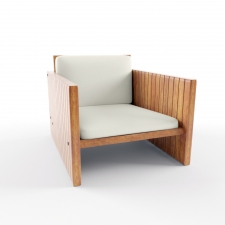 Wood Balcony Chair
